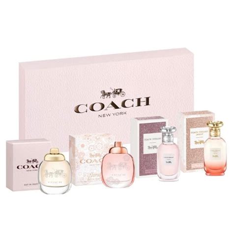 coach perfume set of 4|coach 4 piece perfume set.